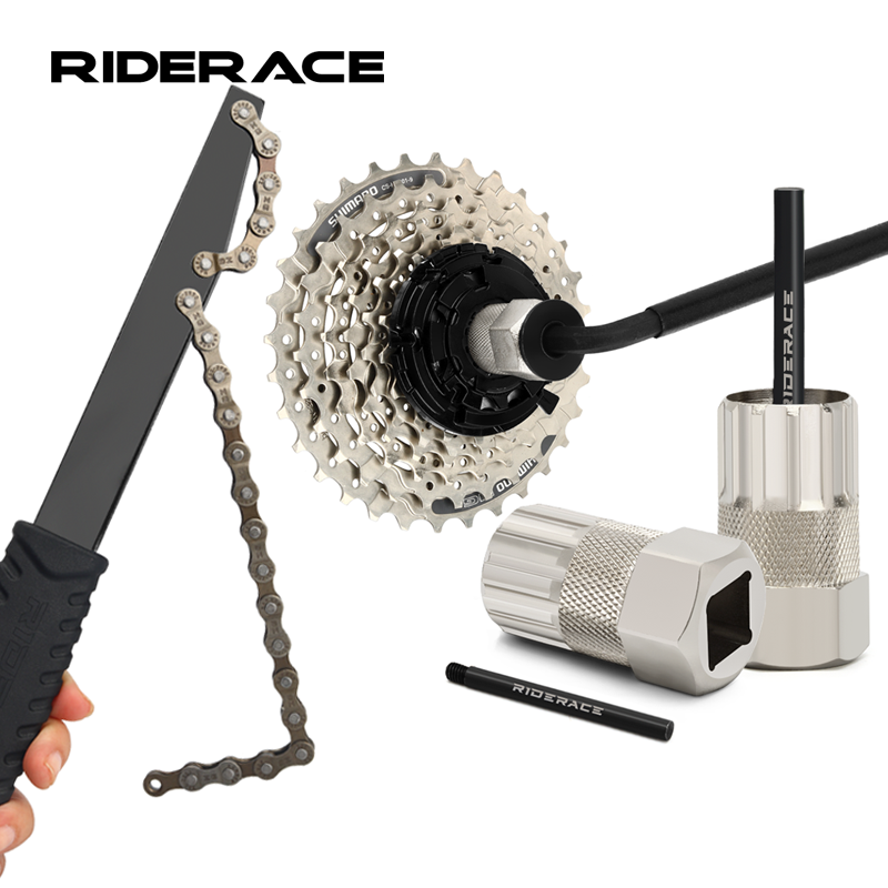 Chain Sprocket Set - Fahrrad-Kassettenentferner-Set: 12-Zahn-Kettenlaufrad-Schlüssel für Rennräder und MTBs,