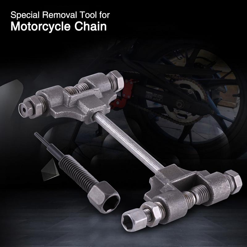Chain Breaker - 1 Stück Universelles Motorrad-Kettenwerkzeug aus Geschmiedestahl,