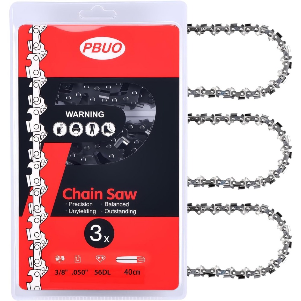 Ansi Chain - 16 Zoll Mehrblatt-Kettensägenkette, 3/8