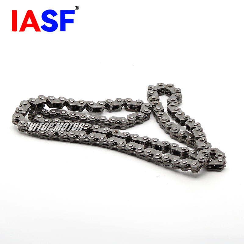 Chain Kit Motorcycle - IASF Motorrad-Nockenwellen-Steuerkette mit 96 Gliedern für