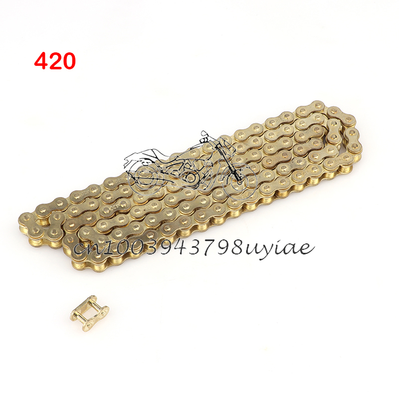 Motorrad 420 goldene Ketten 10 – 428 Chain Bewertung und Preis