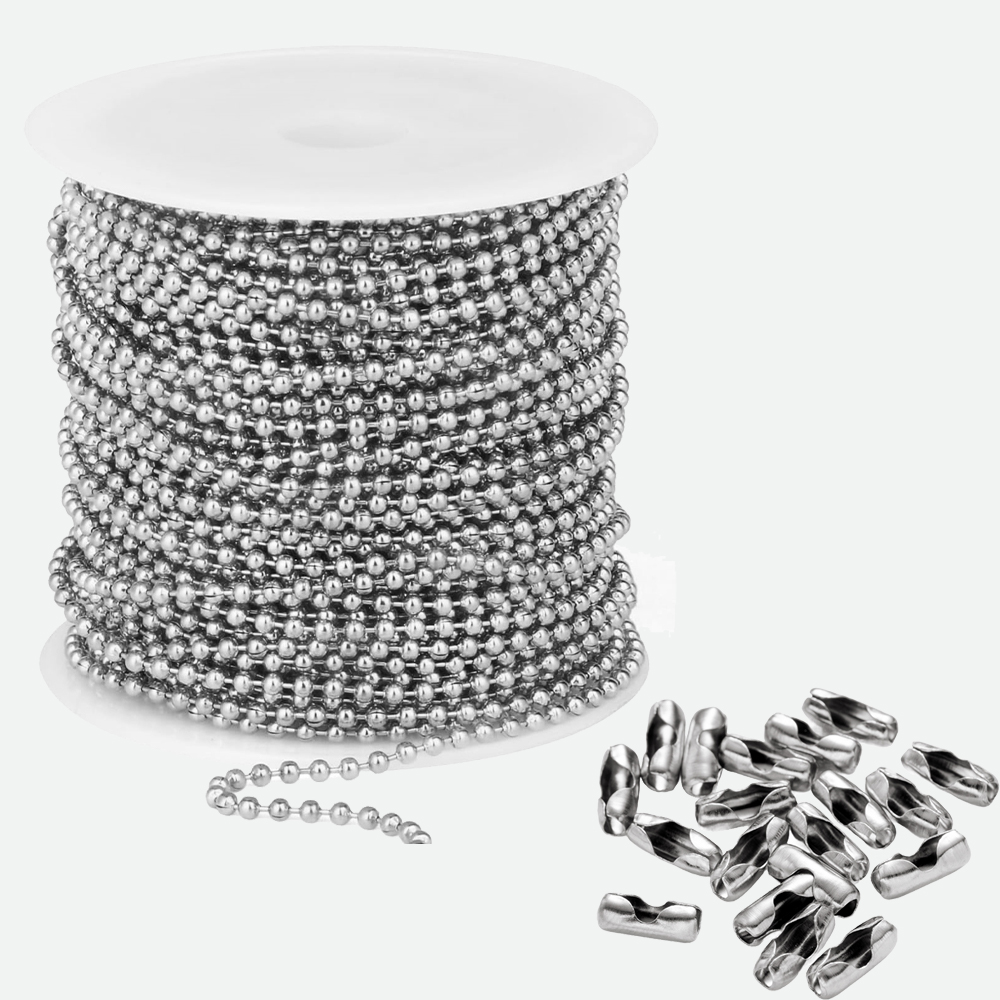 10 m Edelstahl-Perlen-Kugelket – Roller Chain Bewertung und Preis
