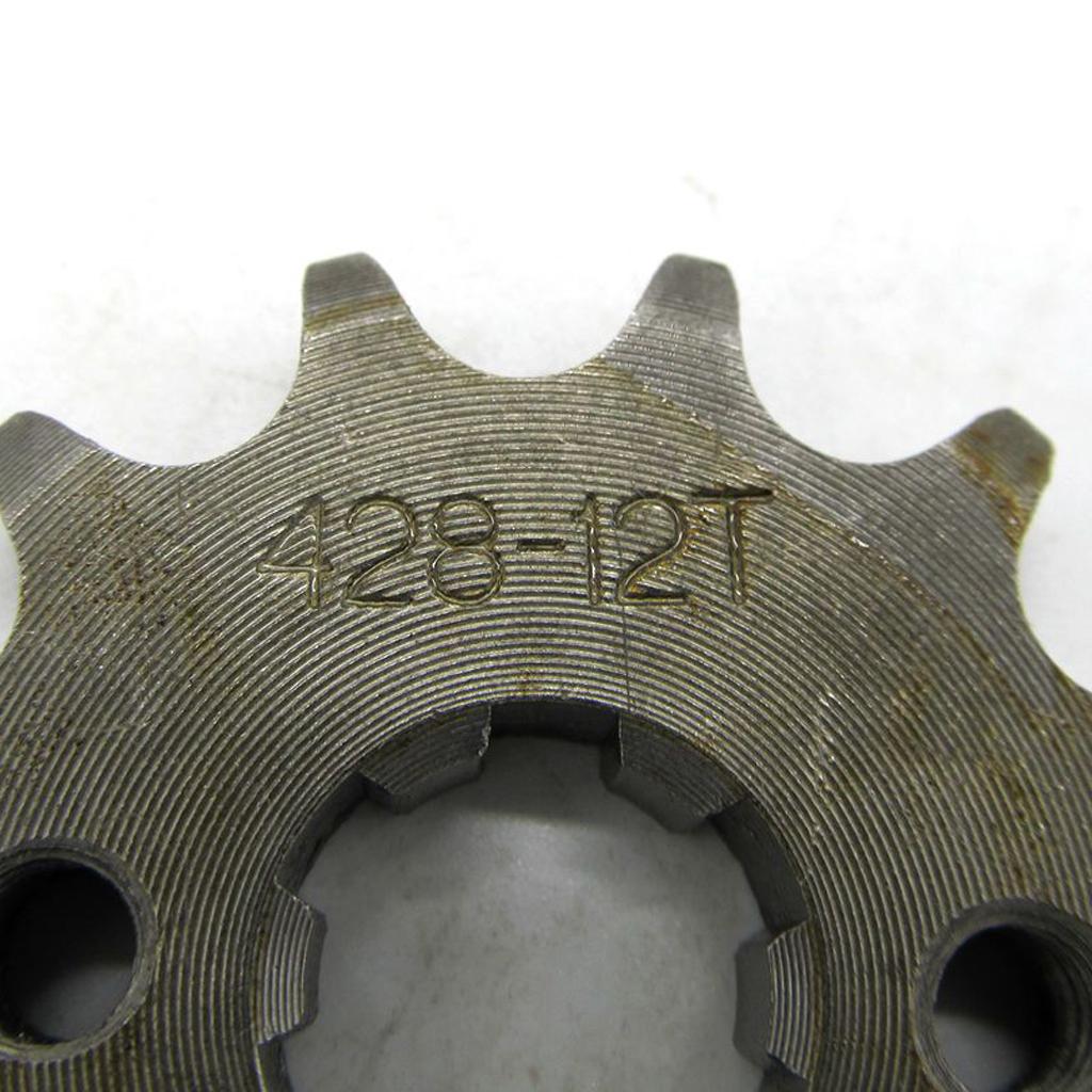 Stahl-Hinterkettenrad 12T für  – 428 Chain Bewertung und Preis