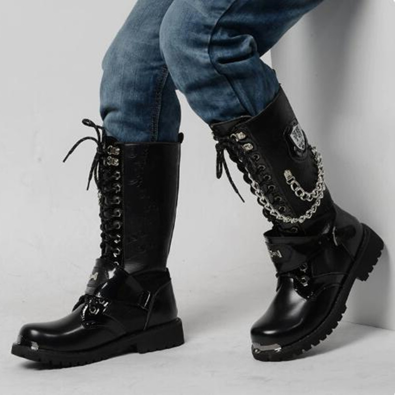 Herren Mode Motorradstiefel Ha – Motorcycle Chain Bewertung und Preis