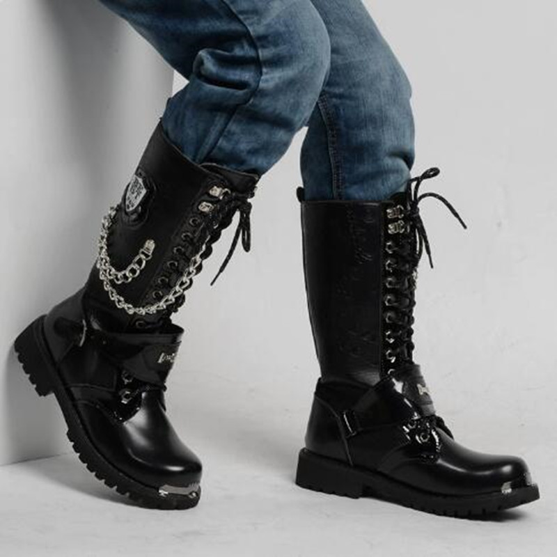 Herren Mode Motorradstiefel Ha – Motorcycle Chain Bewertung und Preis